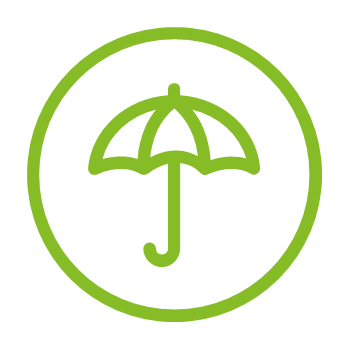green-umbrella-insurance-icon
