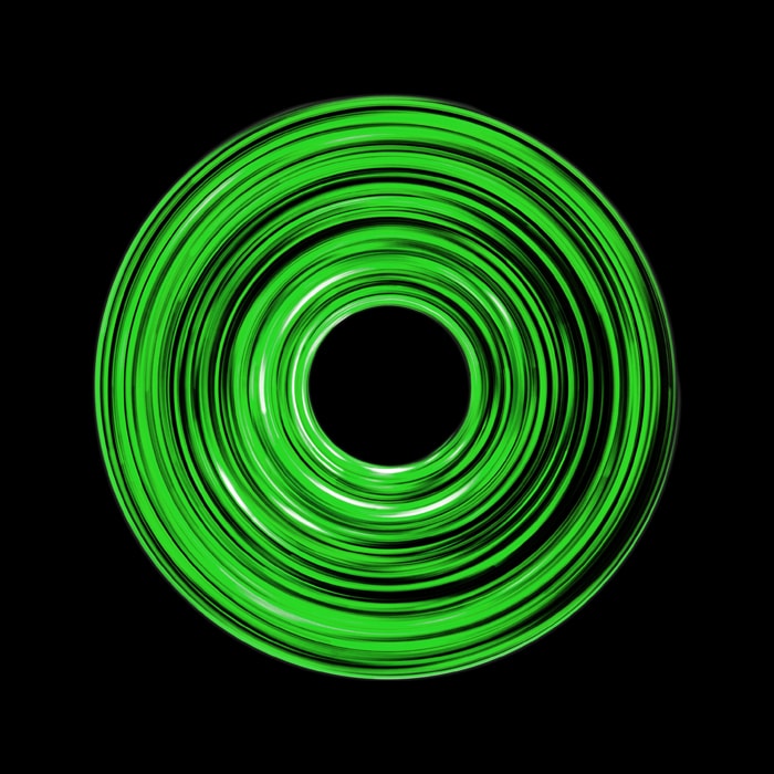 green circle swirls