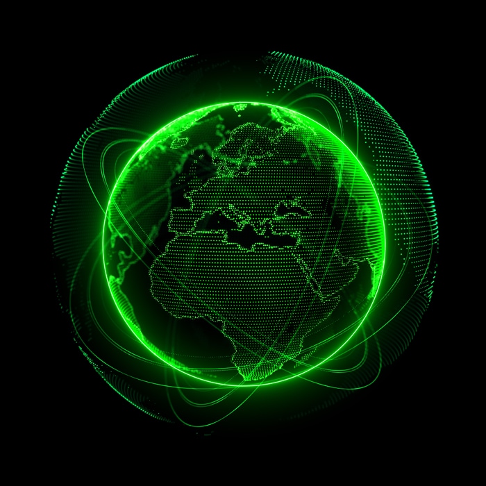 green globe