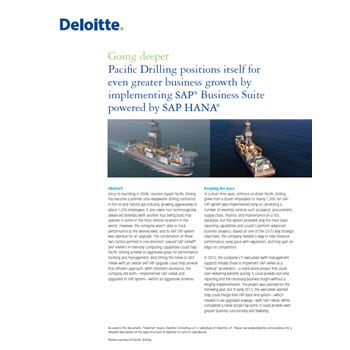 sap energy resources business growth pacific drilling