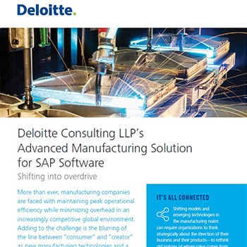 Manufacturing solution
