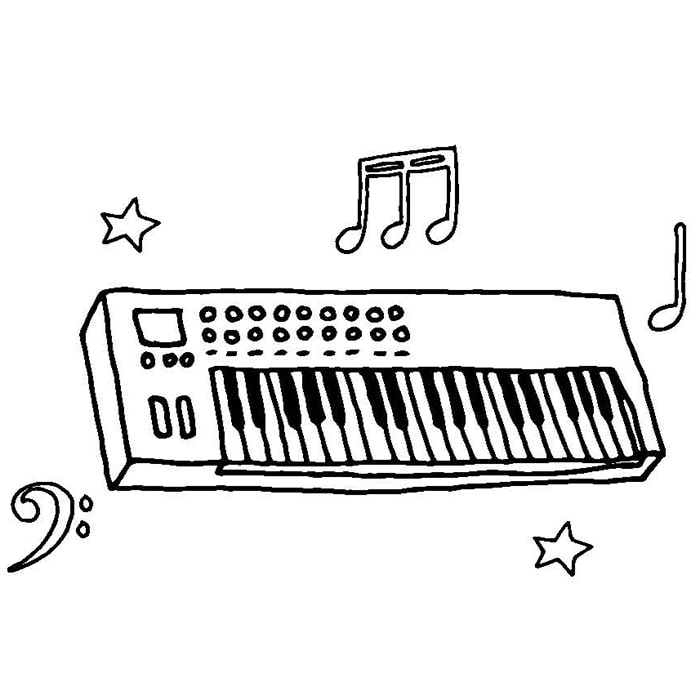 keyboard illustration