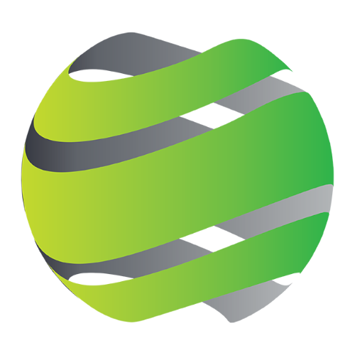 grey green hollow sphere