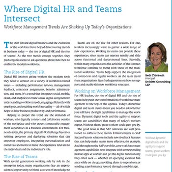 where digital hr and team intersect