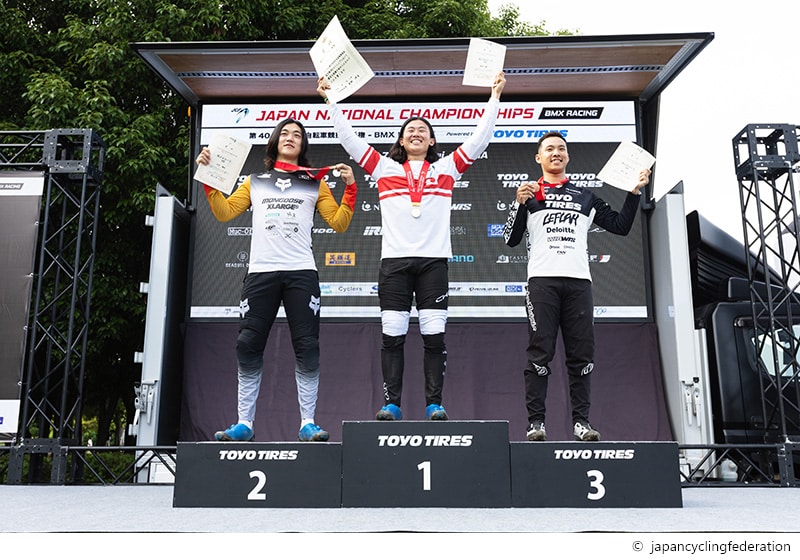 第40回全日本自転車競技選手権BMXレーシングにてGANTRIGGERが表彰台 