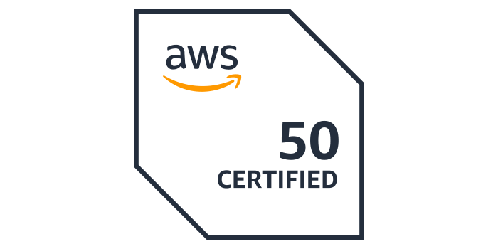 AWS 50 APN Certification Distinction ロゴ