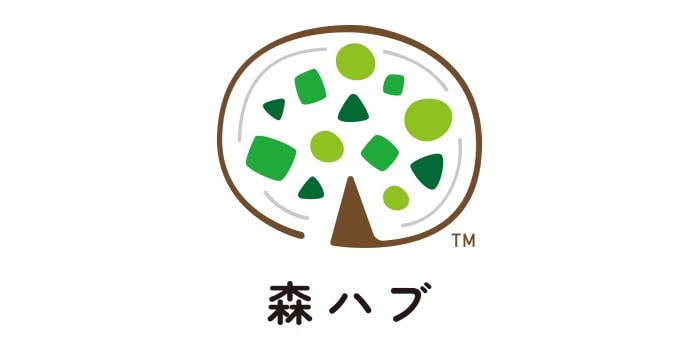 「森ハブ」のロゴマーク