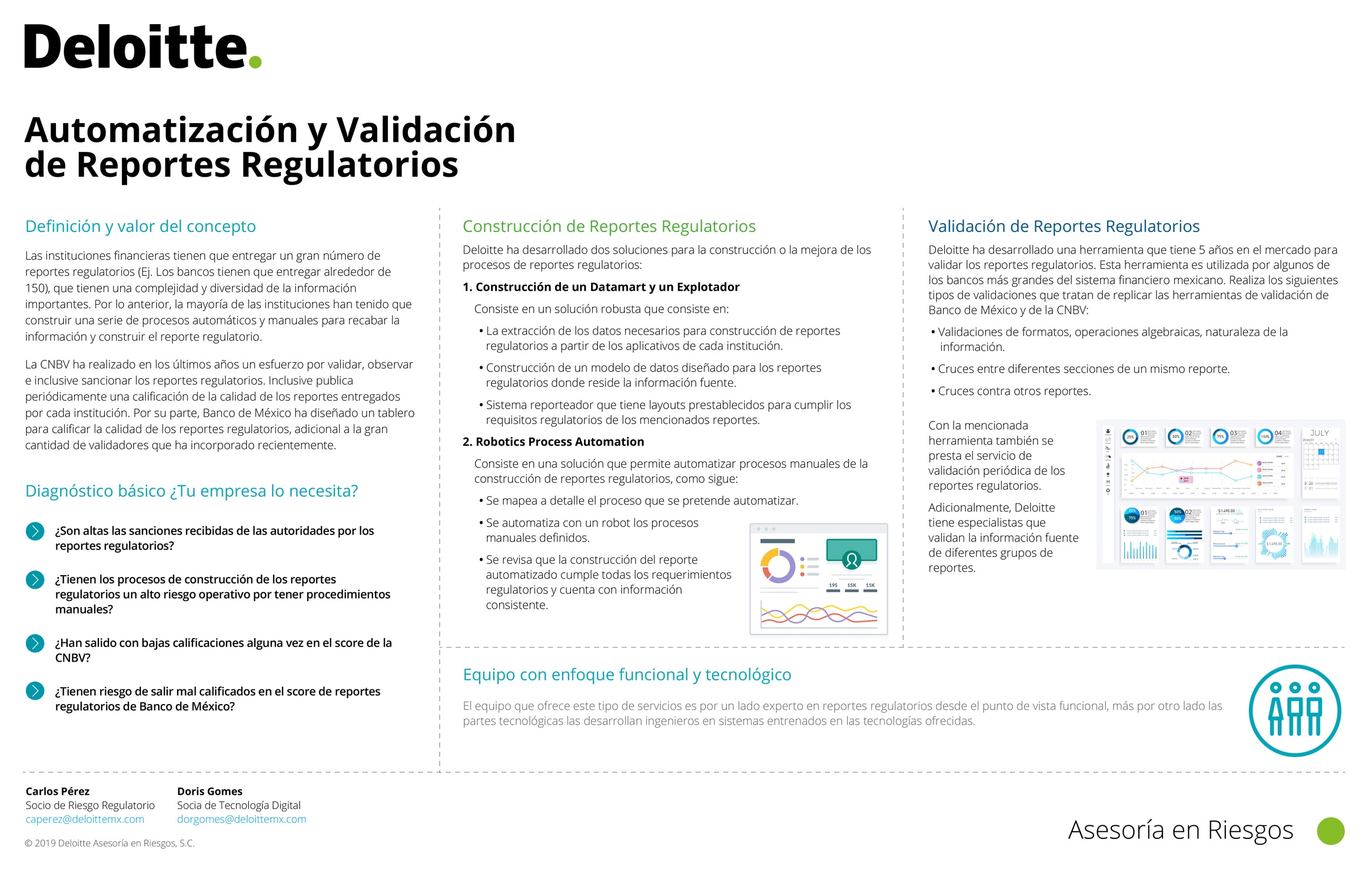 Reportes regulatorios