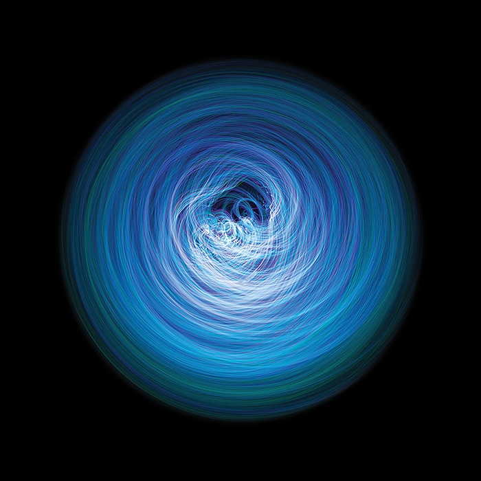 blue circular swirls
