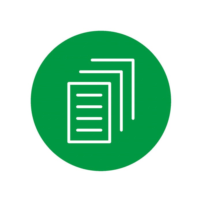 Stack of documents icon