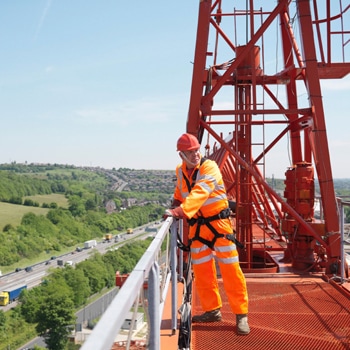 Man standing on a construction site