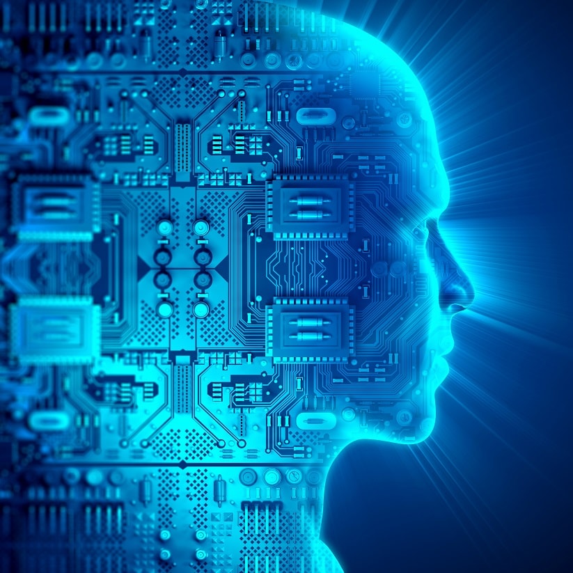 Artificial intelligence human head