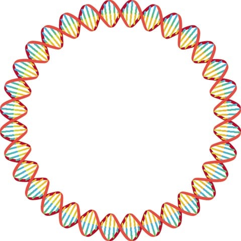 dna circular pattern