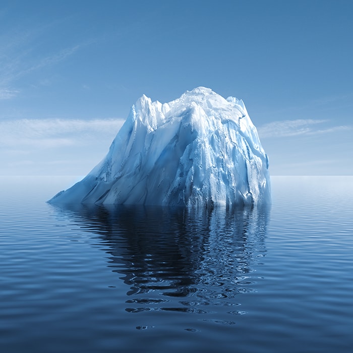 Iceberg top