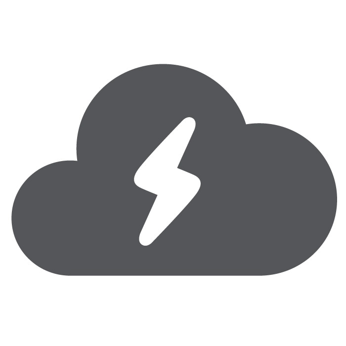 Gray cloud graphic