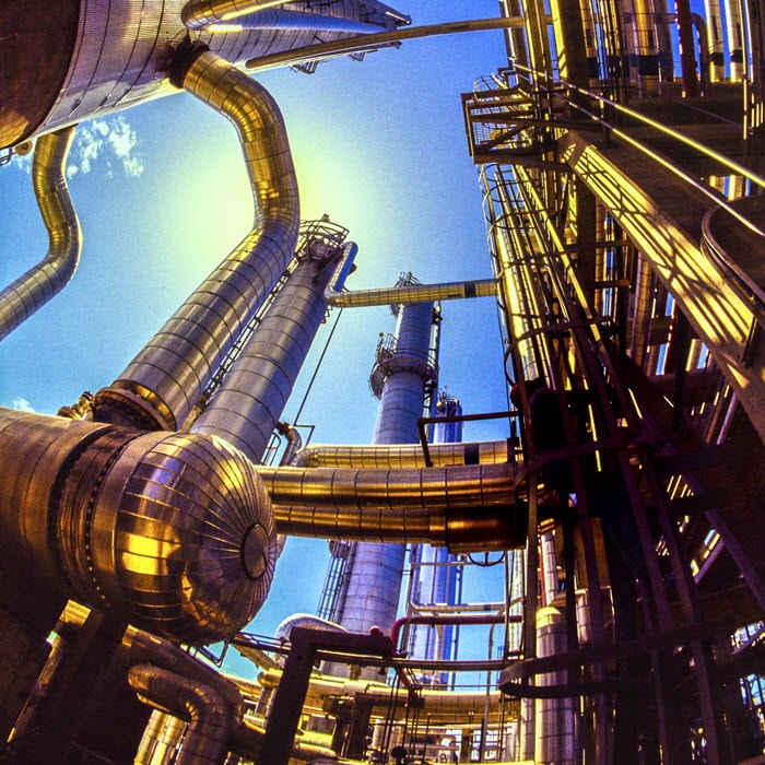 Oil and gas refinery 