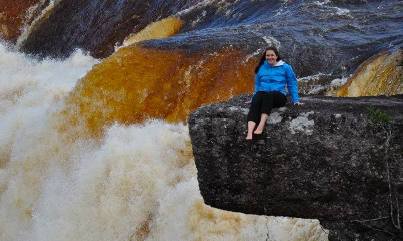 Witnessing the beauty of Kaieteur Falls in Guyana.