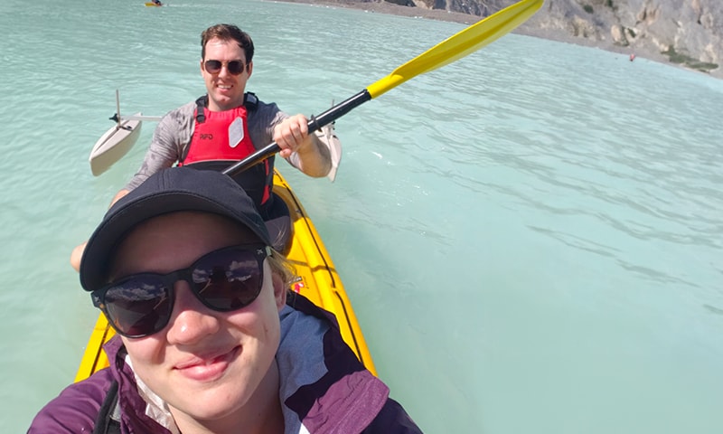 C’est un départ pour une aventure passionnante en kayak