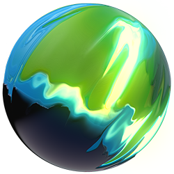 circular globe image