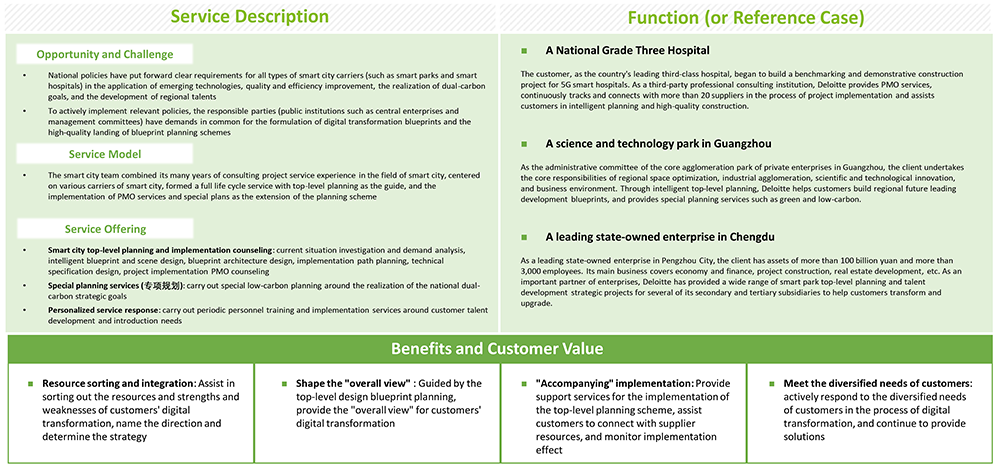 Smart City “Top Planning + PMO” Service Model