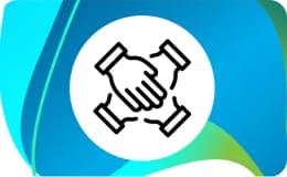 Team handshake icon