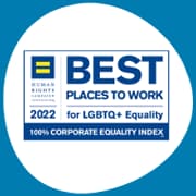 2022 Human Rights Campaign Foundation best places to work award