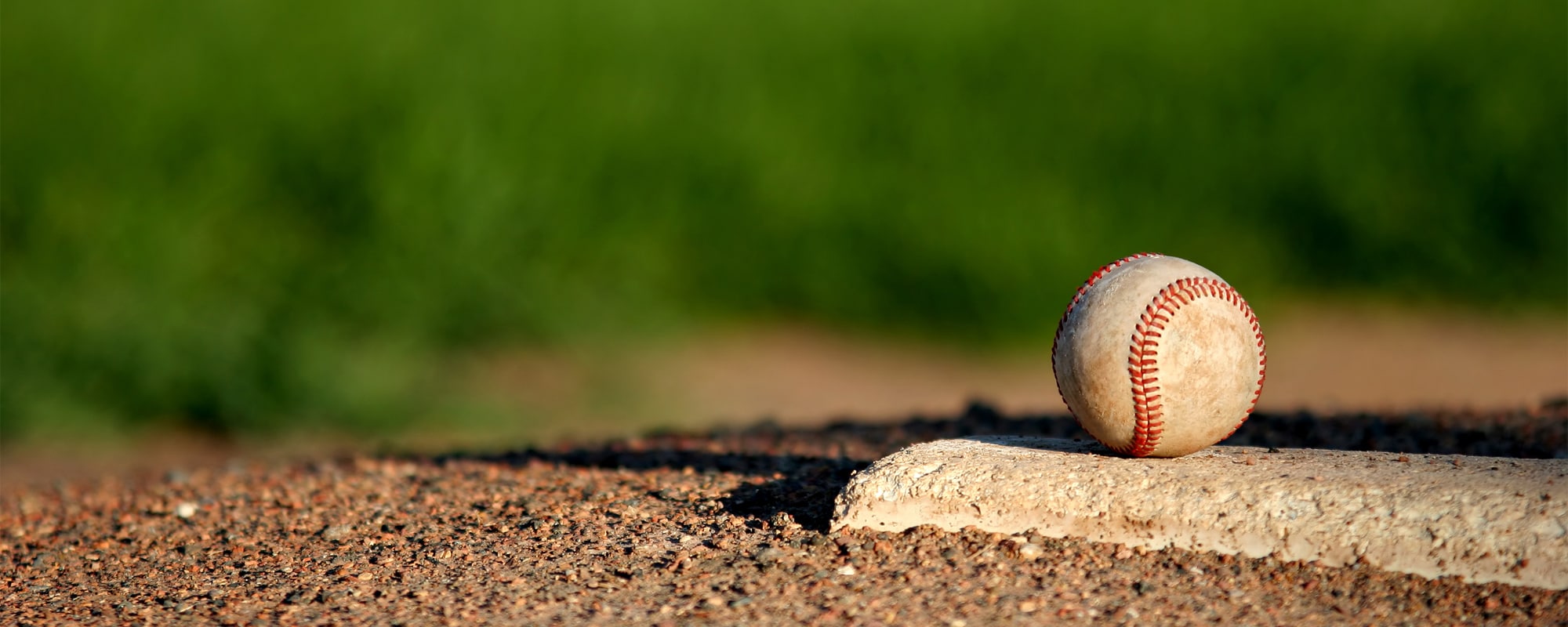 baseball on base