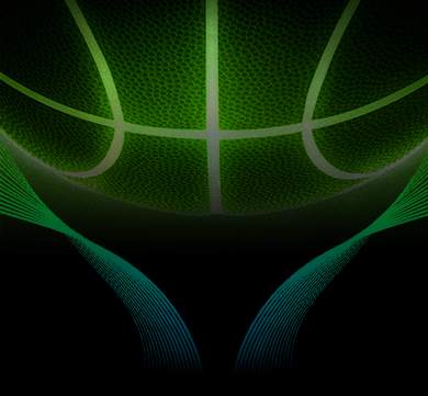 green basketball